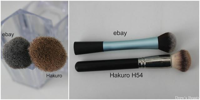 ebay kabuki hakuro h54 štetce štetec