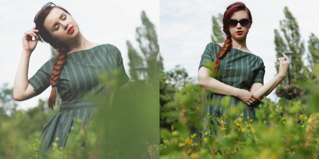 slow fashion folk šaty na mieru blogerka roka outfit jar jaro jarné