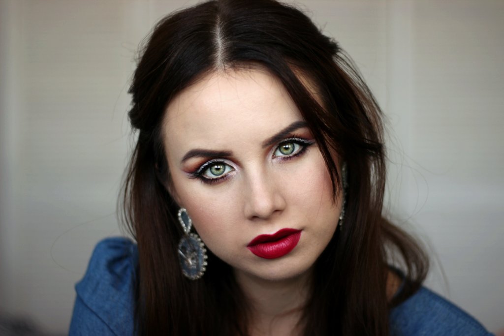 líčenie líčení vizáž makeup tip tipy zelené oči plné pery rty blogerka roku roka beauty