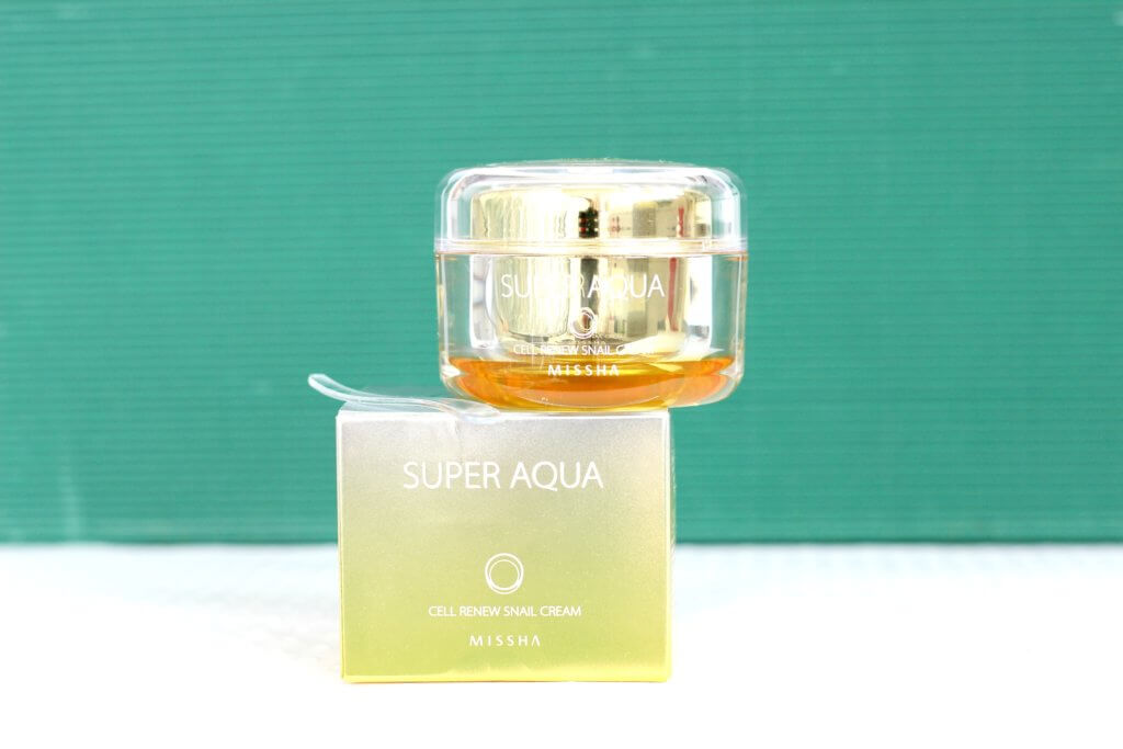 MISSHA Super Aqua Cell Renew Snail Cream slimačí slimák krém recenzia recenze review 