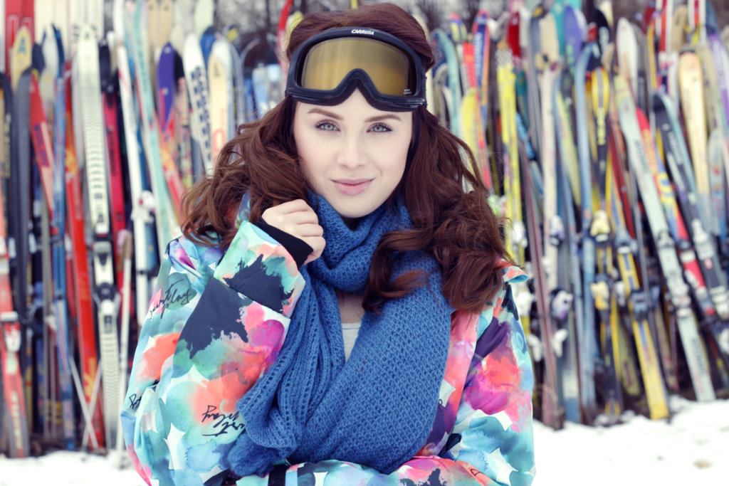 just play bunda lyžiarska lyžovanie kalnica lyže slovensky dizajn oblecenie blogerka