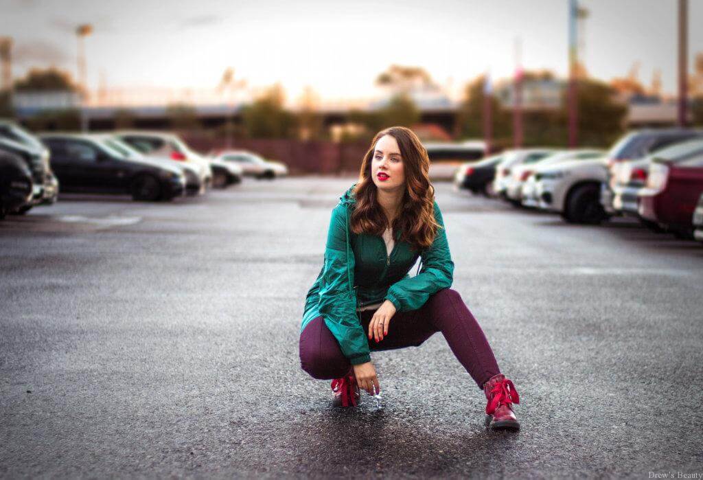 podvodnik stolar blog blogerka roka móda inšpirácia bordové topánky zelená bunda parka cellbes